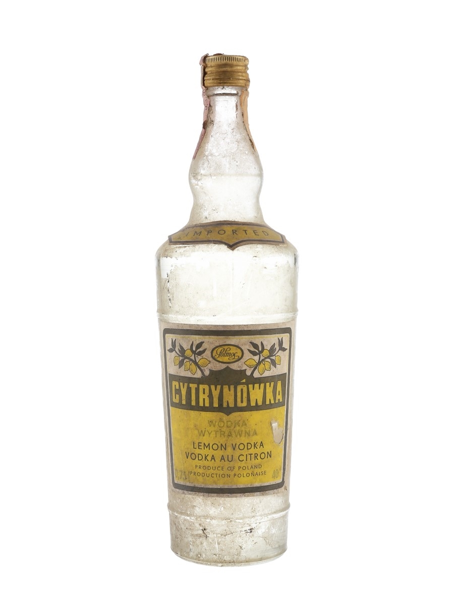 Polmos Cytrynowka (Lemon Vodka) Bottled 1970s - Rinaldi 75cl / 40%