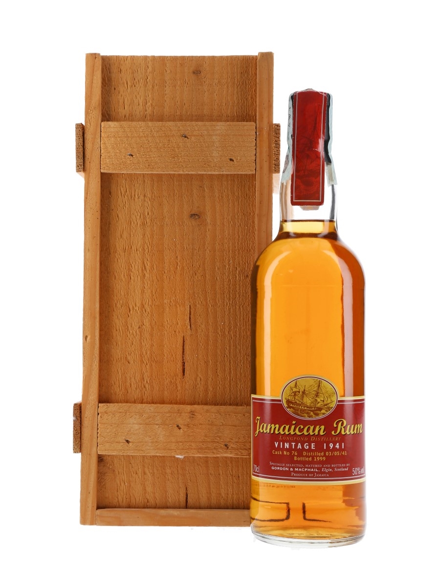Long Pond 1941 Jamaican Rum Bottled 1999 - Gordon & MacPhail 70cl / 50%