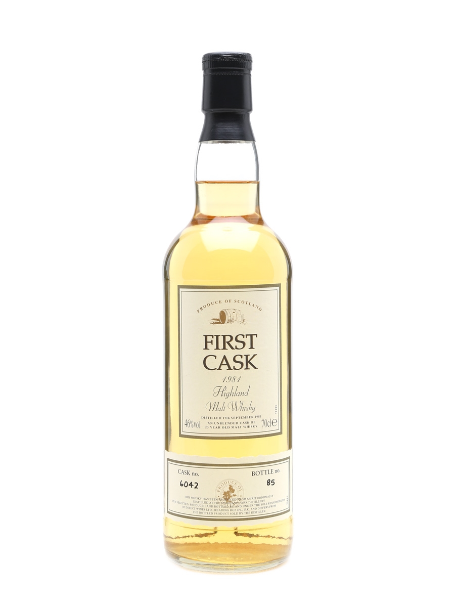 Highland Park 1981 23 Years Old First Cask 70cl