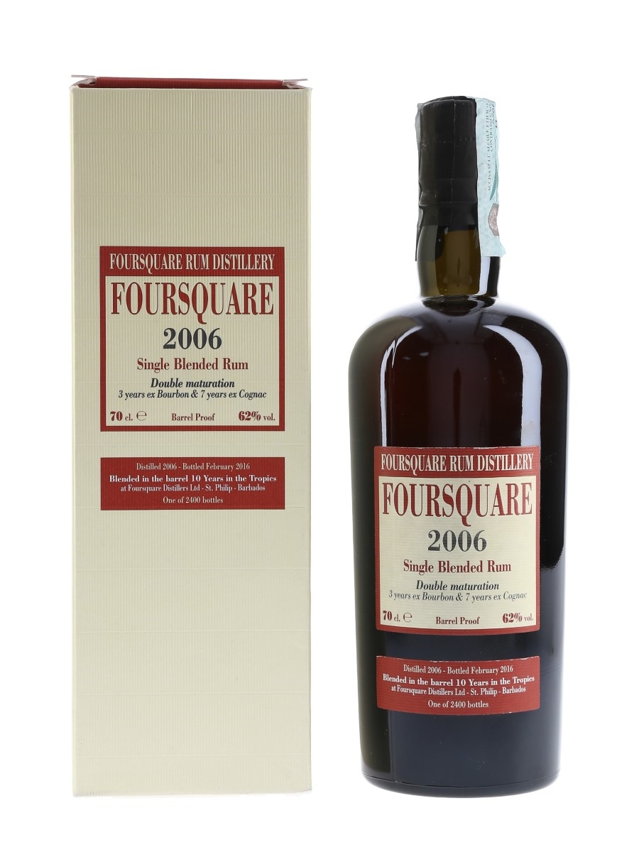 Foursquare 2006 Single Blended Rum 10 Year Old - Velier 70cl / 62%