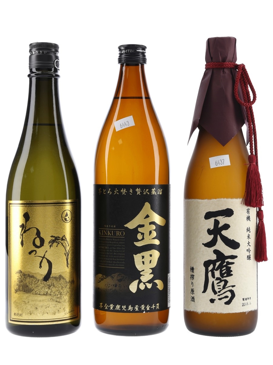 Assorted Japanese Sake & Shochu  90cl & 2 x 72cl