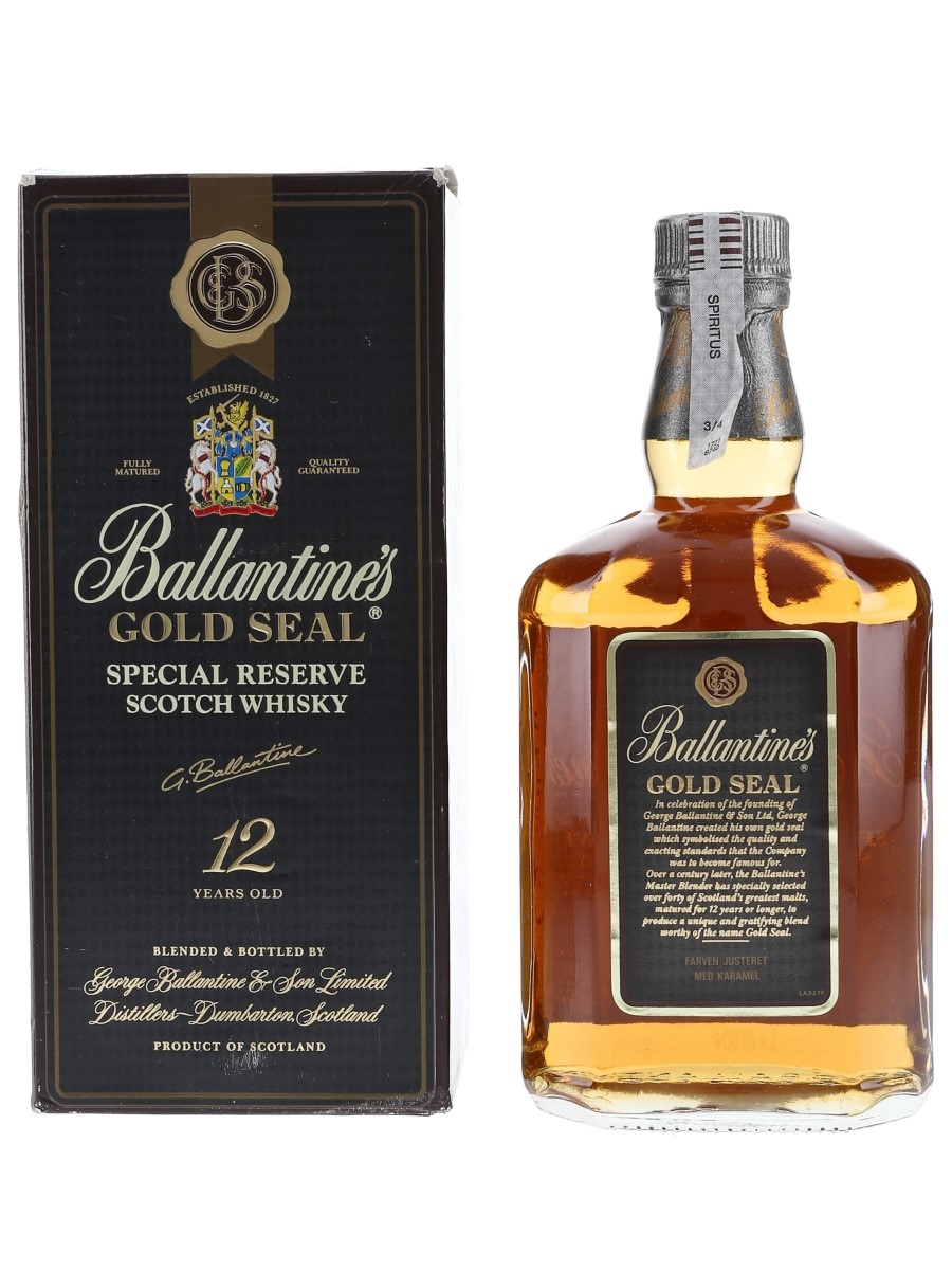 Ballantine’s GOLD SEAL Ballantine's Gold Seal 12 Year Old - Lot 52631 - Buy/Sell Blended