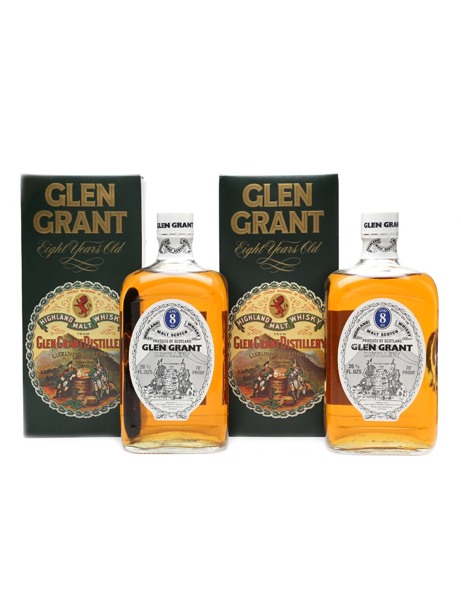 Glen Grant 8 Years Old Bottled 1970s 2 x 75cl