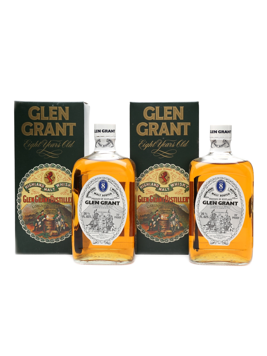 Glen Grant 8 Years Old Bottled 1970s 2 x 75cl