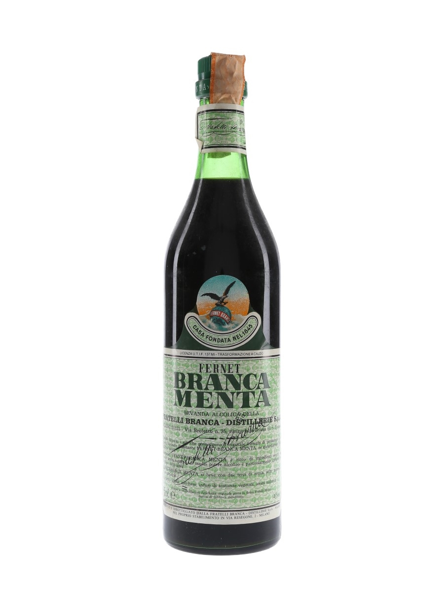 Fernet Branca Menta - Lot 54799 - Buy/Sell Liqueurs Online