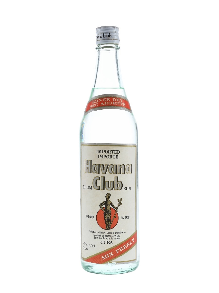 Havana Club Silver Dry Bottled 1980s 75cl / 40%