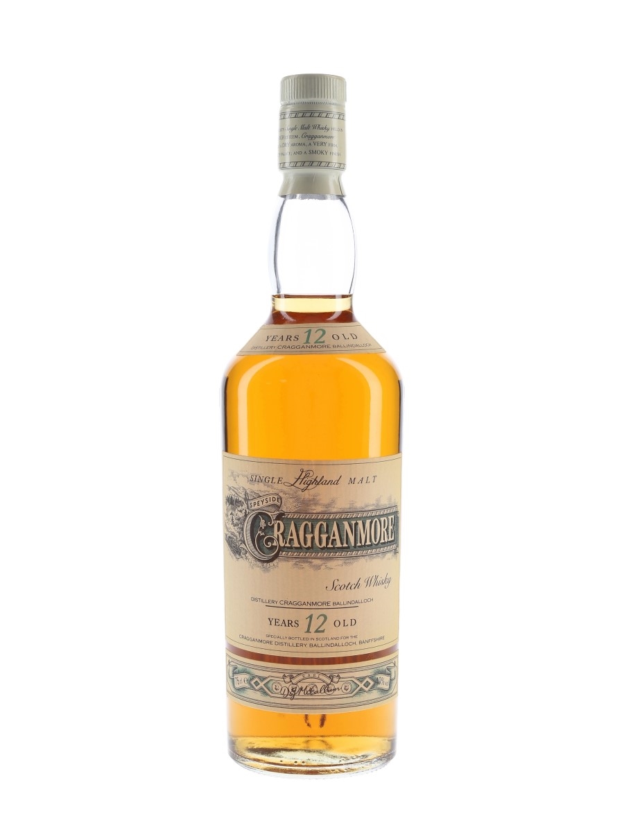 Cragganmore 12 Year Old Bottled 1980s 75cl / 40%