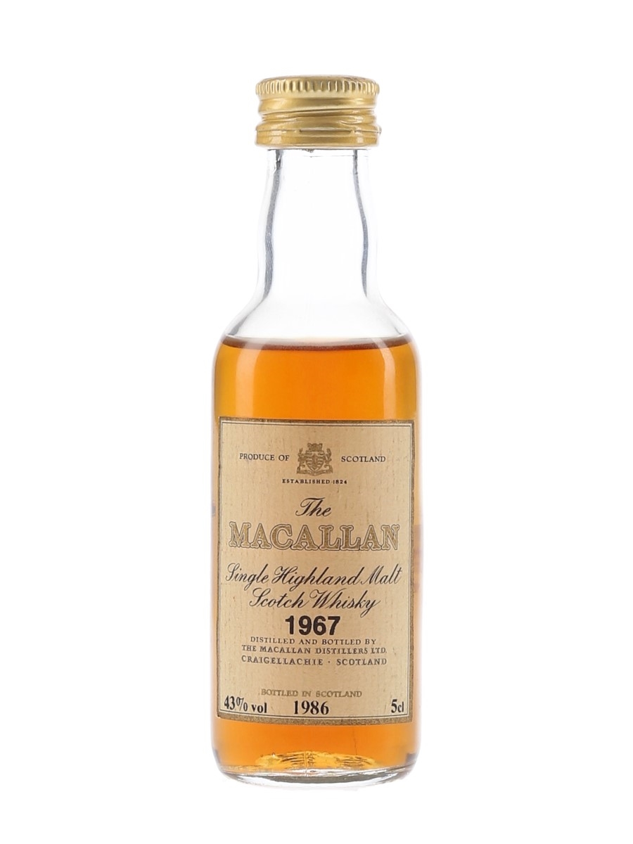 Macallan 1967 Bottled 1986 5cl / 43%