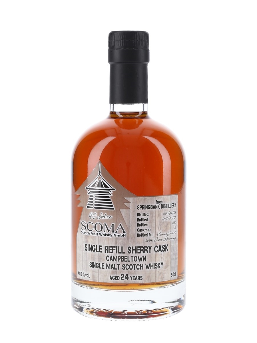 Springbank 1993 24 Year Old - 40 Years Of Scoma 50cl / 49%