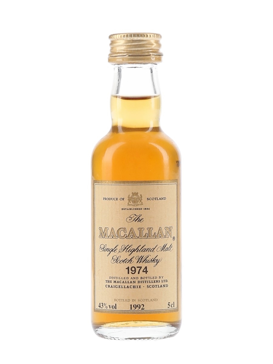 Macallan 1974 Bottled 1992 5cl / 43%