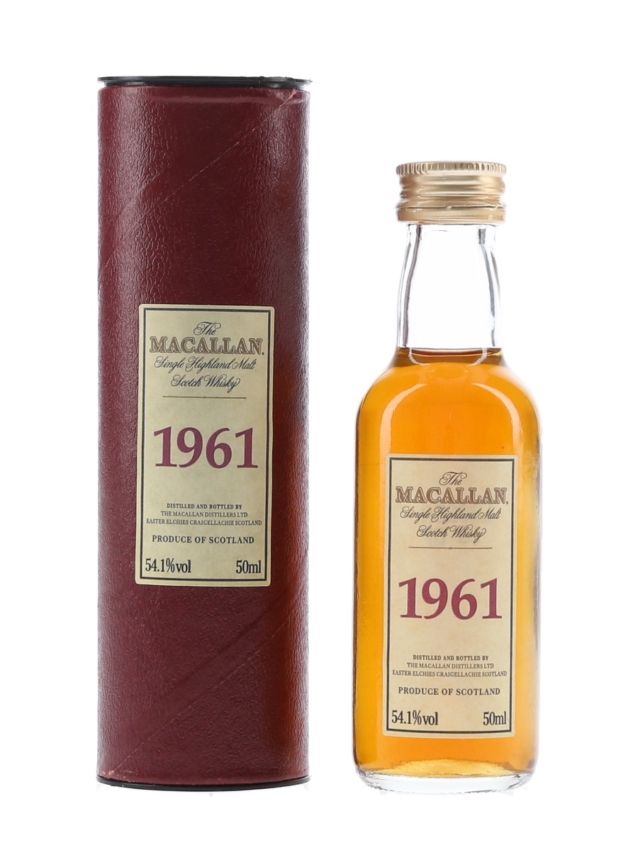 Macallan 1961 Bottled 2001 5cl / 54.1%