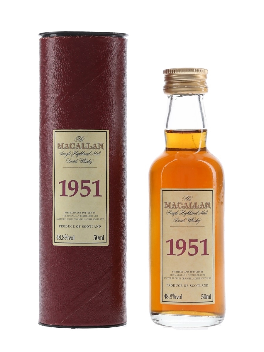 Macallan 1951 Fine & Rare 5cl / 48.8%