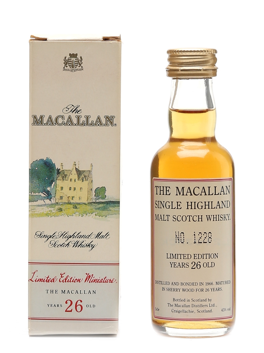Macallan 1966 26 Year Old Limited Edition  5cl / 43%