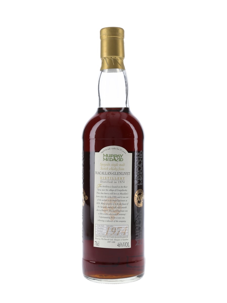 Macallan Glenlivet 1974 21 Year Old - Murray McDavid 70cl / 46%