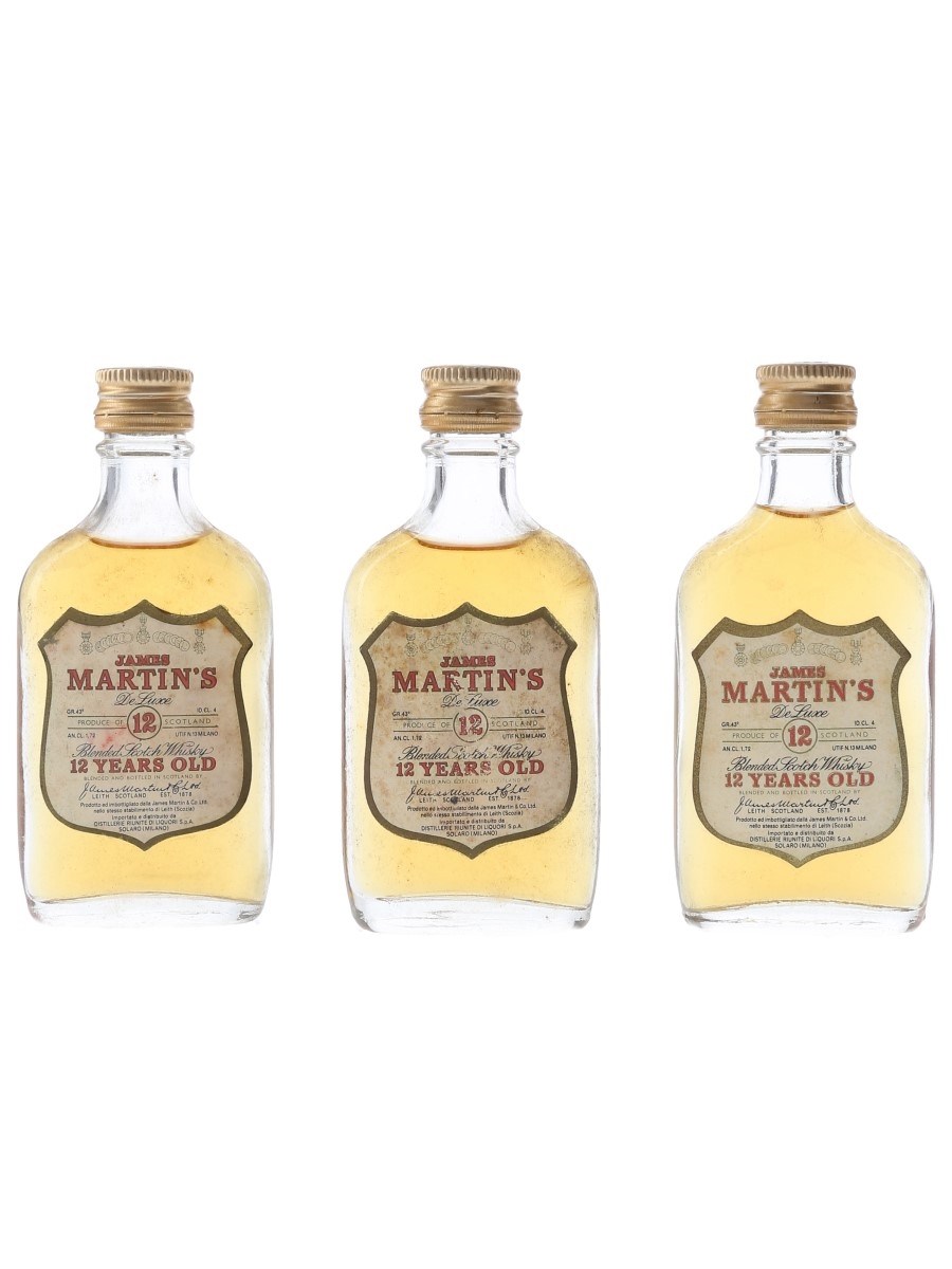 James Martin's 12 Year Old Bottled 1970s 3 x 4cl / 43%