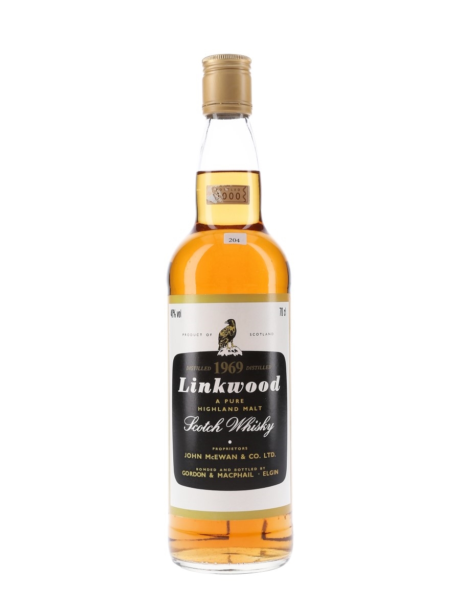 Linkwood 1969 Bottled 2000 - Gordon & MacPhail 70cl / 40%