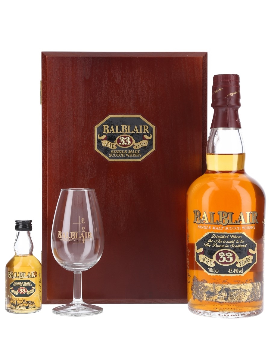 Balblair 33 Year Old Bottled 1990s 70cl & 5cl / 45.4%