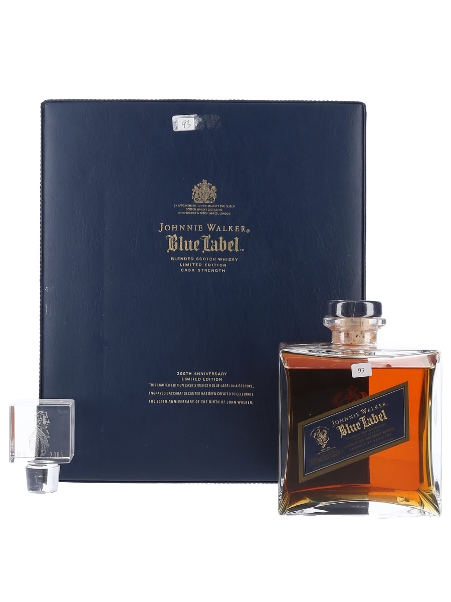 Johnnie Walker Blue Label Cask Strength 200th Anniversary Limited Edition 75cl / 59.9%