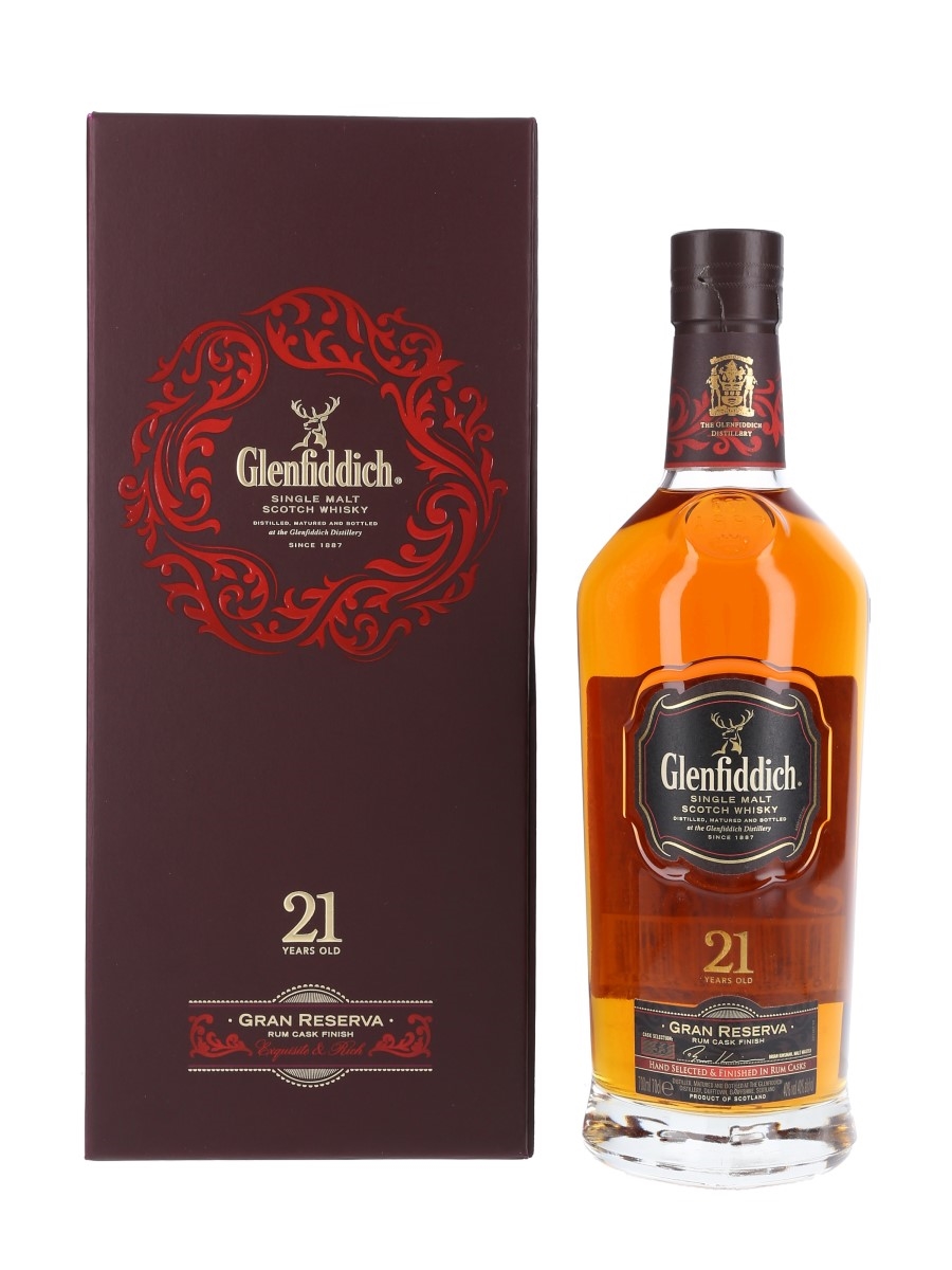 Glenfiddich 21 Year Old Gran Reserva Rum Cask Finish 70cl / 40%