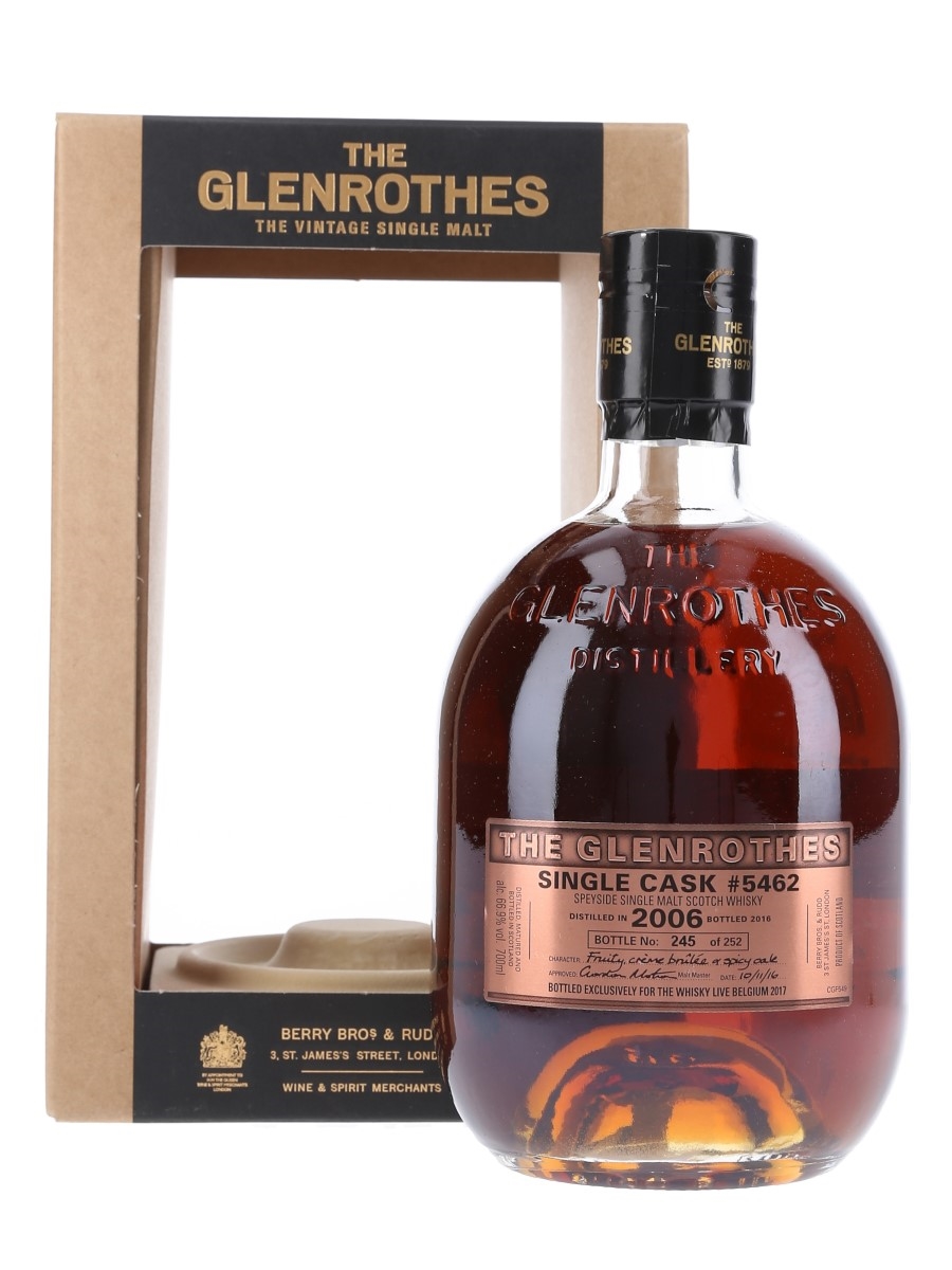 Glenrothes 2006 Bottled 2016 - Whisky Live Belgium 2017 70cl / 66.9%