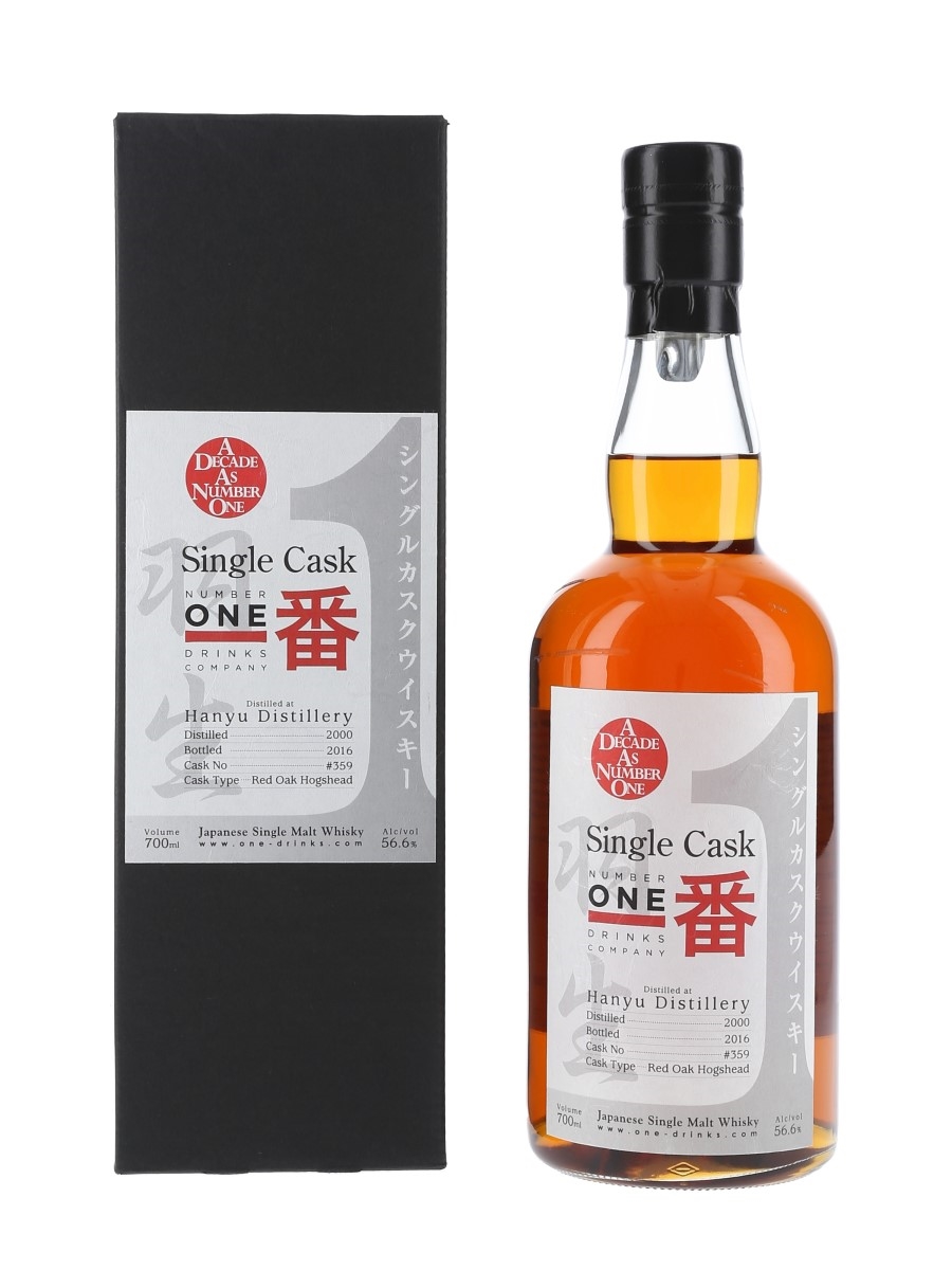 Hanyu 2000 Single Cask #359 Bottled 2016 70cl / 56.6%
