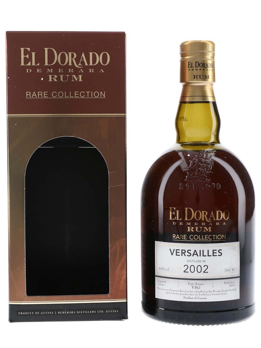 El Dorado Versailles 2002 VSG 12 Year Old Rare Collection 70cl / 63%