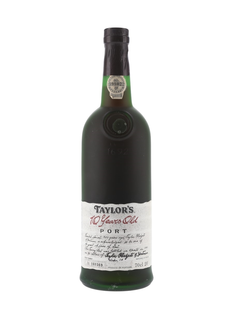 Taylor's 10 Year Old Tawny Port Bottled 1990 70cl / 20%