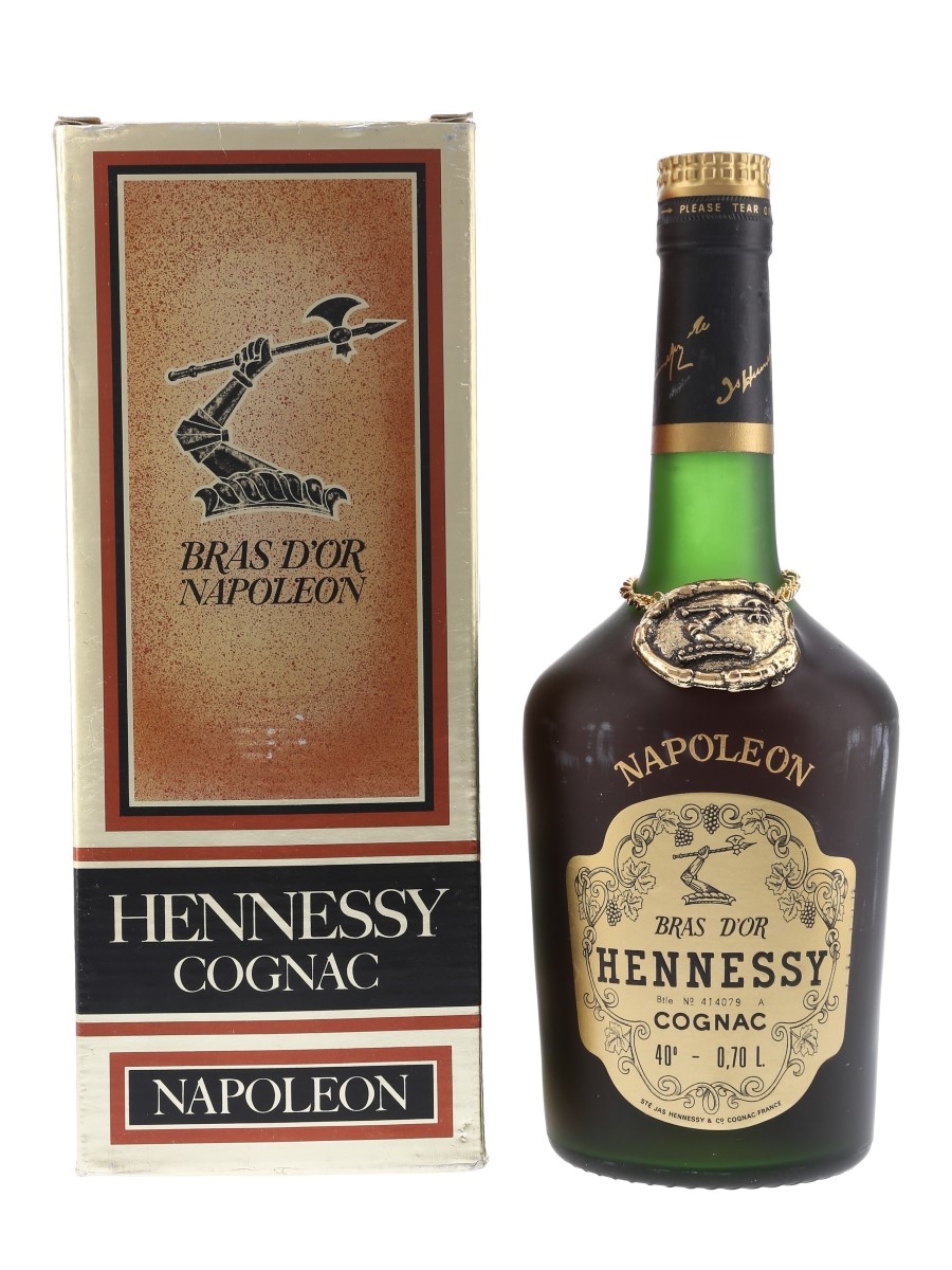Hennessy Napoleon Bras D'Or Cognac 1970s / German Import