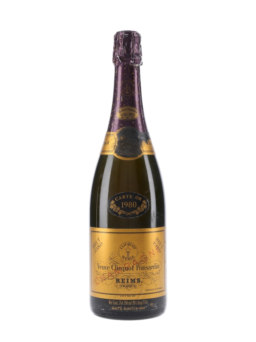 Veuve Clicquot Ponsardin 1980 Carte Or 75cl / 12%
