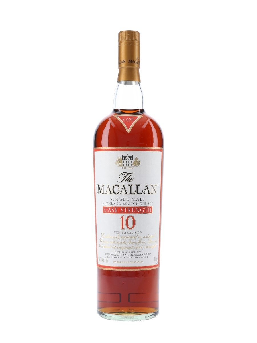 Macallan 10 Year Old Cask Strength  100cl / 58.6%