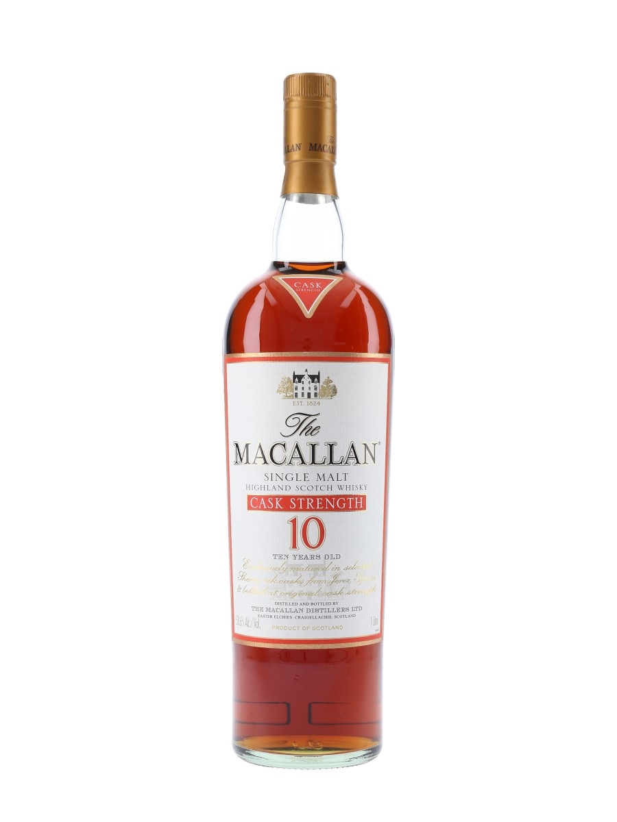 Macallan 10 Year Old Cask Strength 100cl / 58.6%