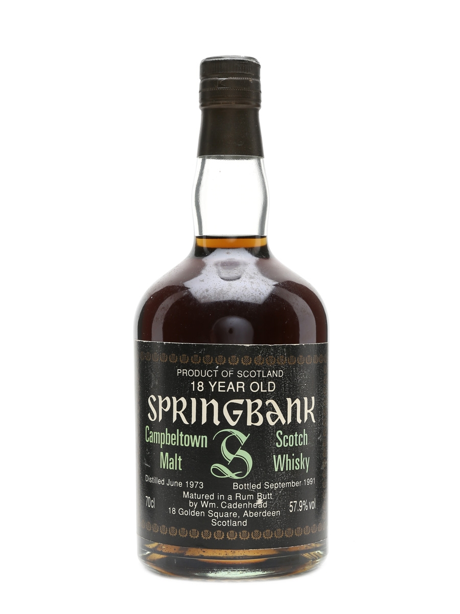 Springbank 1973 18 Years Old Rum Butt 70cl / 57.9%
