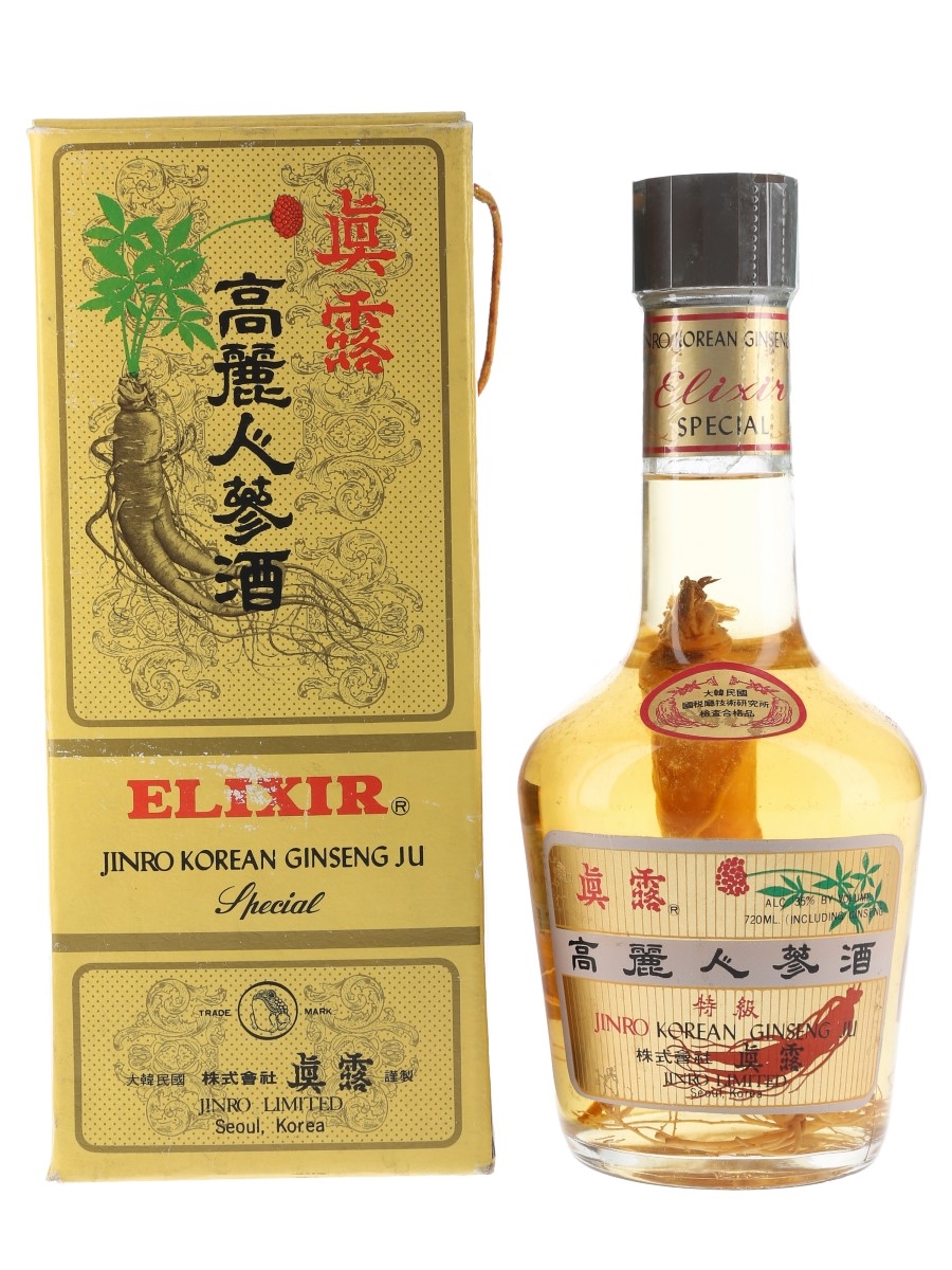 Jinro Elixir Korean Ginseng Ju Lot Buy Sell Spirits Online