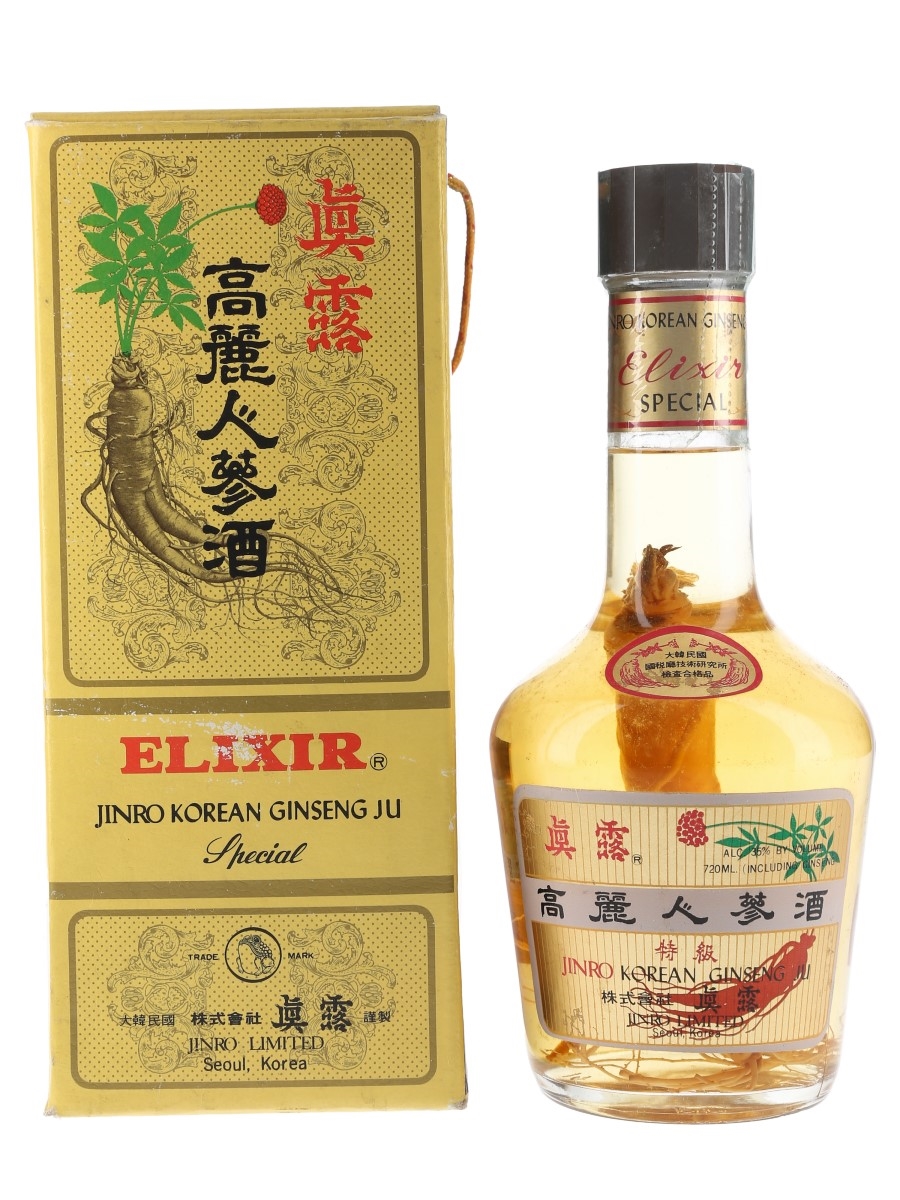 Jinro Elixir Korean Ginseng Ju Lot Buy Sell Spirits Online Jinro Elixir Korean Ginseng Ju Lot Buy Sell Spirits Online