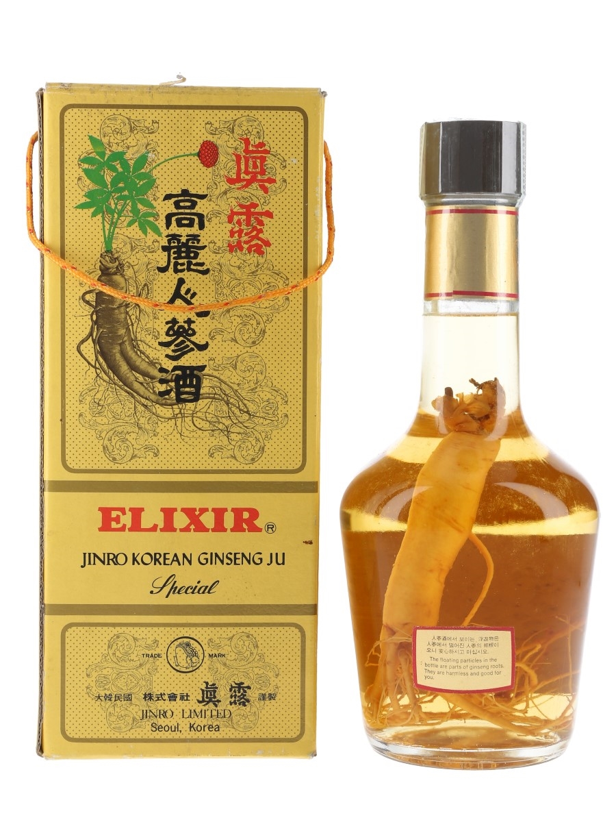 Jinro Elixir Korean Ginseng Ju - Lot 54100 - Buy/Sell Spirits Online