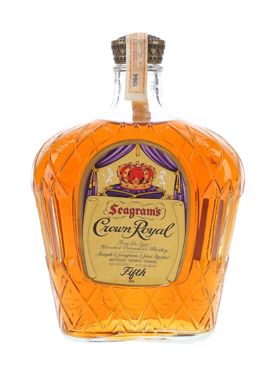 Seagram's Crown Royal Fifth 1964 - Lot 54987 - Buy/Sell