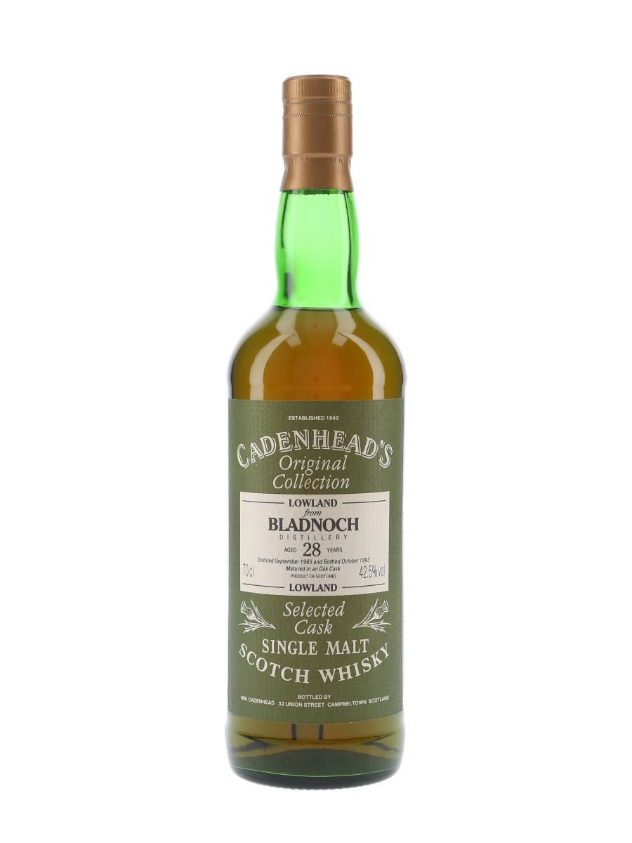 Bladnoch 1965 28 Year Old Bottled 1993 - Cadenhead's 70cl / 42.5%