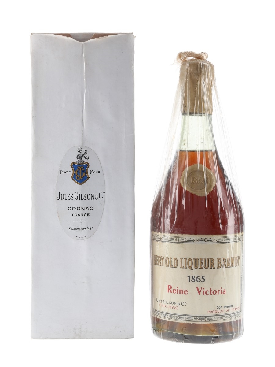 Jules Gilson 1865 Very Old Liqueur Brandy Bottled 1960s 70cl / 40%