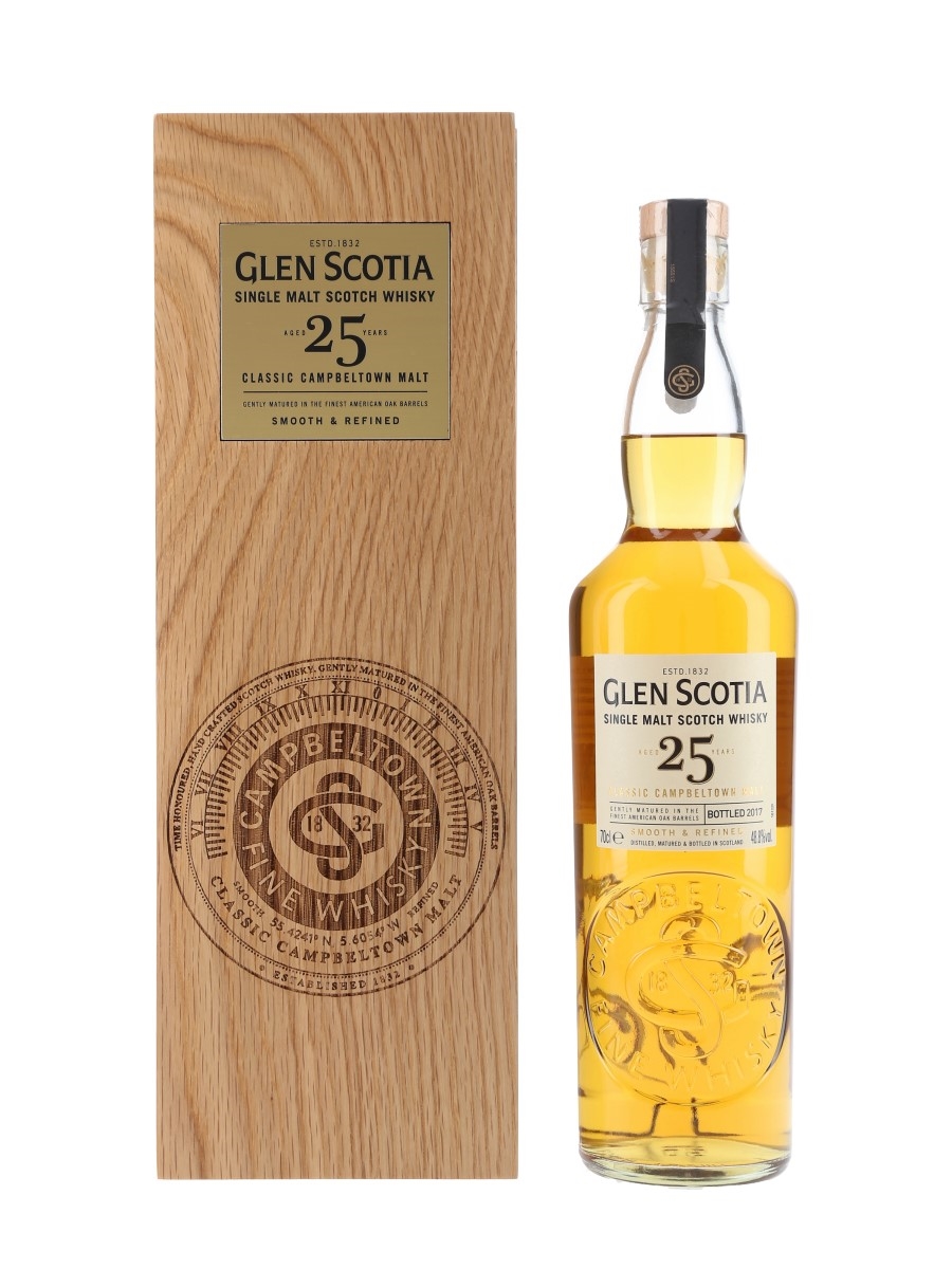 Glen Scotia 25 Year Old Bottled 2017 - Signed Bottle 70cl / 48.8%