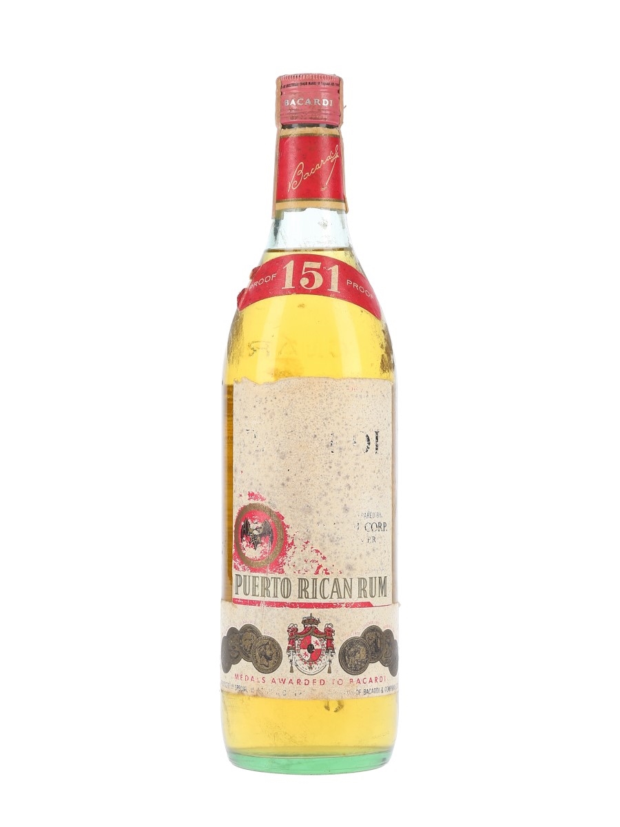 Bacardi 151 Bottled 1970s - Puerto Rico 75.7cl / 75.5%