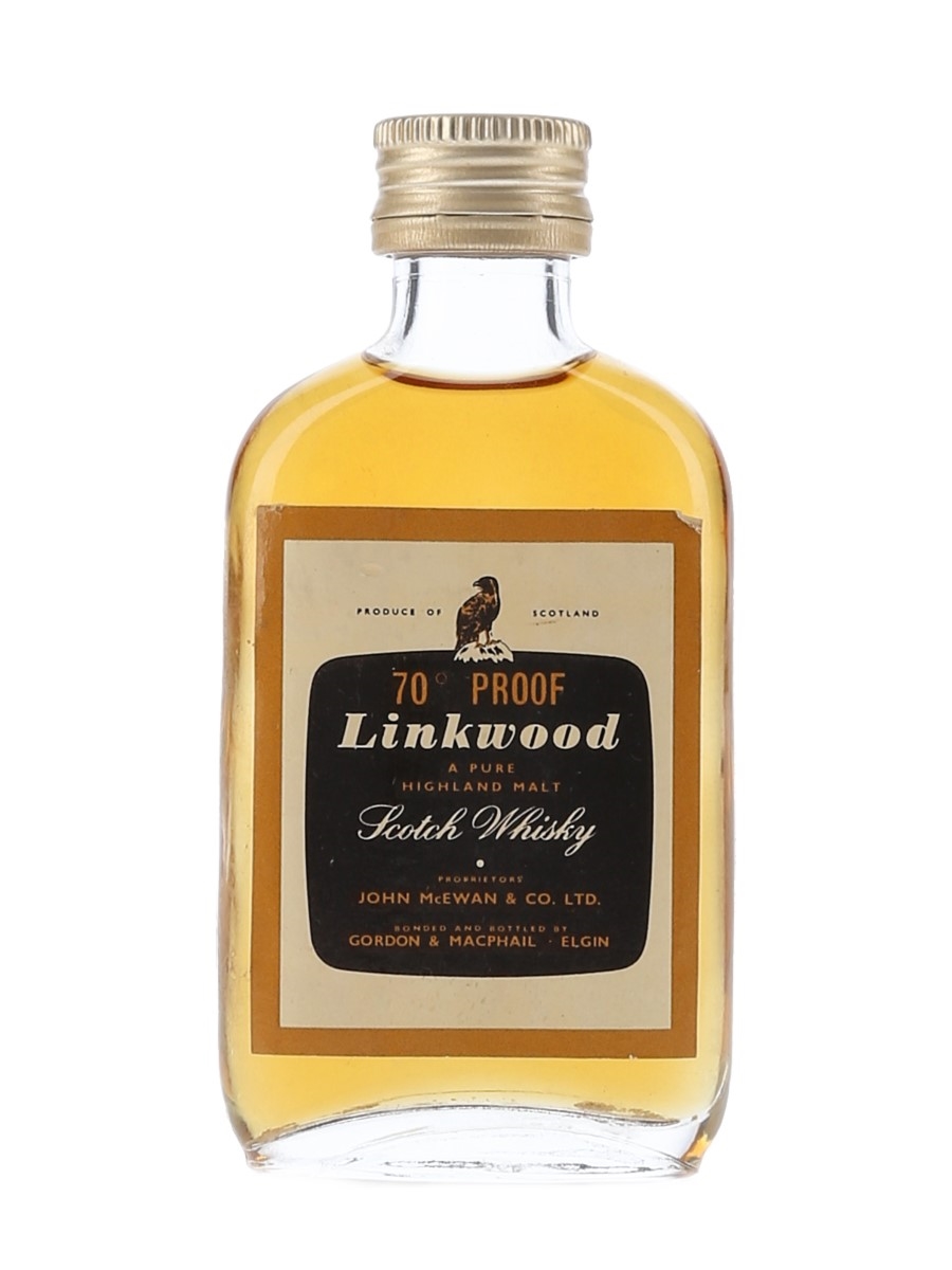 Linkwood 70 Proof Bottled 1970s 5cl / 40%