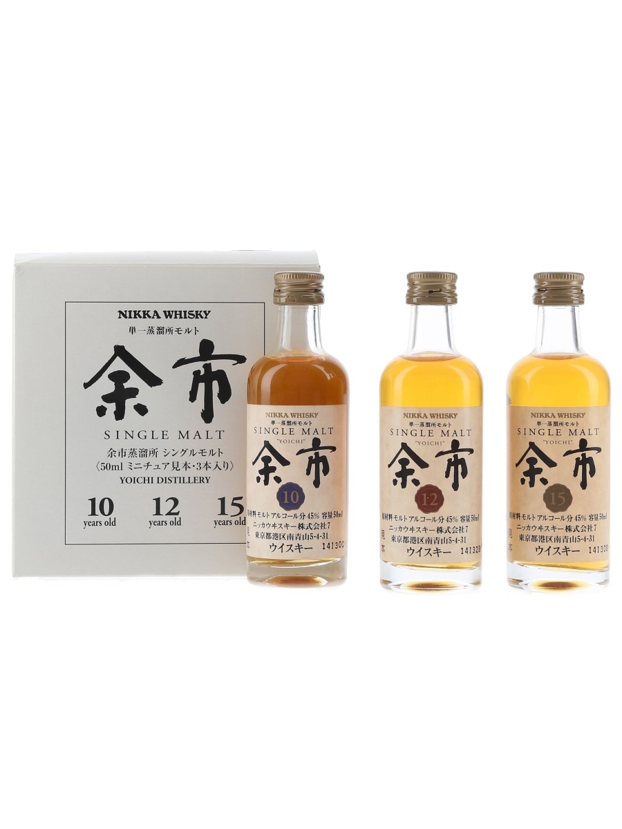 Nikka Yoichi 10, 12, & 15 Year Old - Lot 55235 - Buy/Sell Japanese