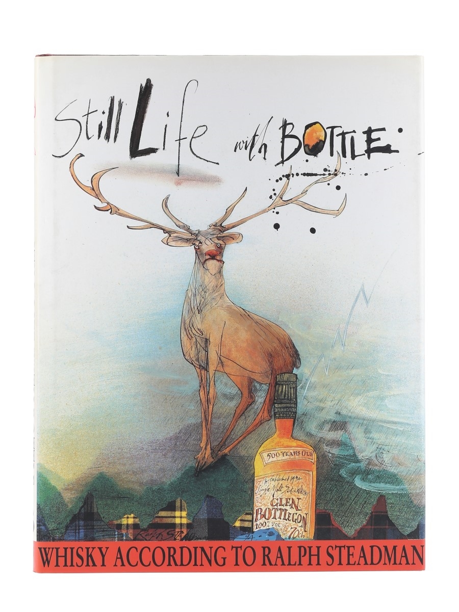Still Life With Bottle Whisky According To Ralph Steadman 