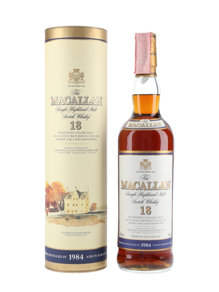 Macallan 1984 And Earlier 18 Year Old 70cl / 43%