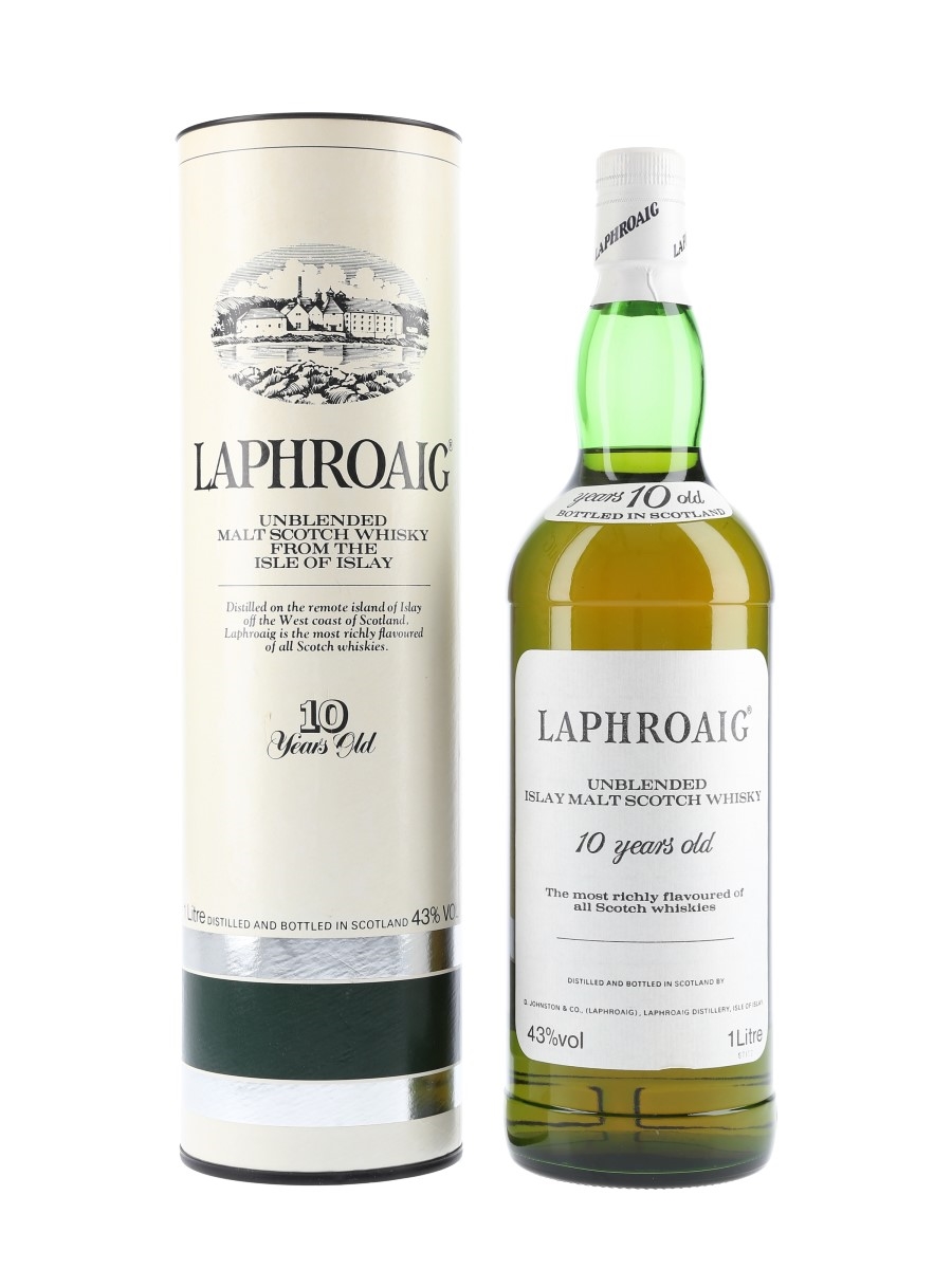 Laphroaig 10 Year Old Bottled 1980s 100cl / 43%