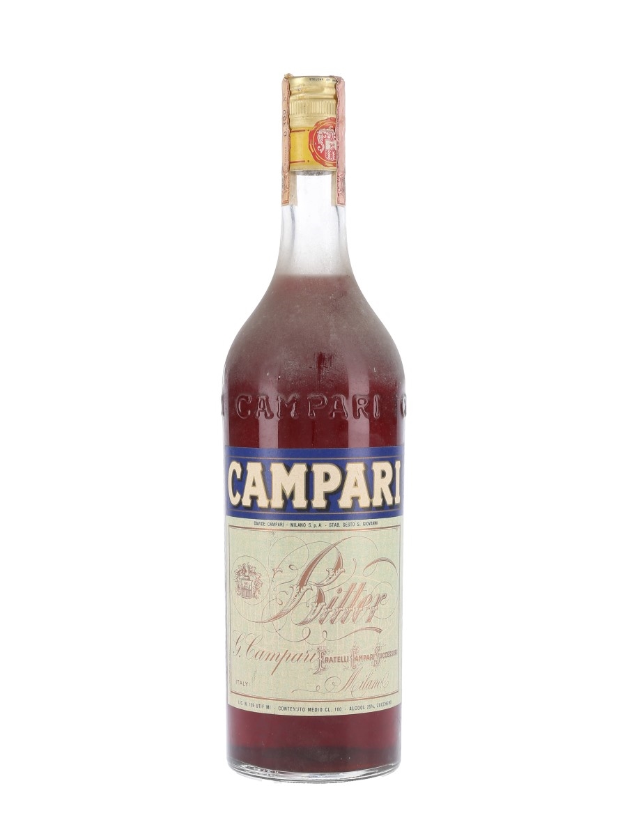 Campari Bitter Bottled 1970s 100cl / 25%