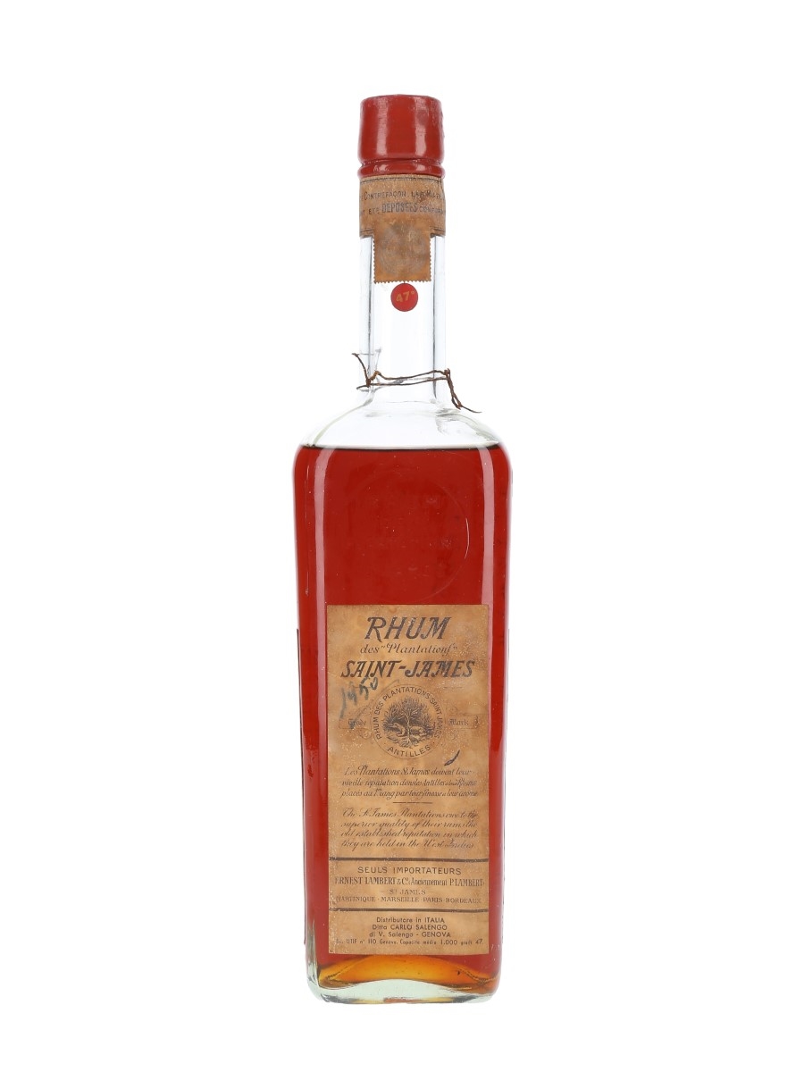 Rhum Saint James Bottled 1950s - Salengo 100cl / 47%