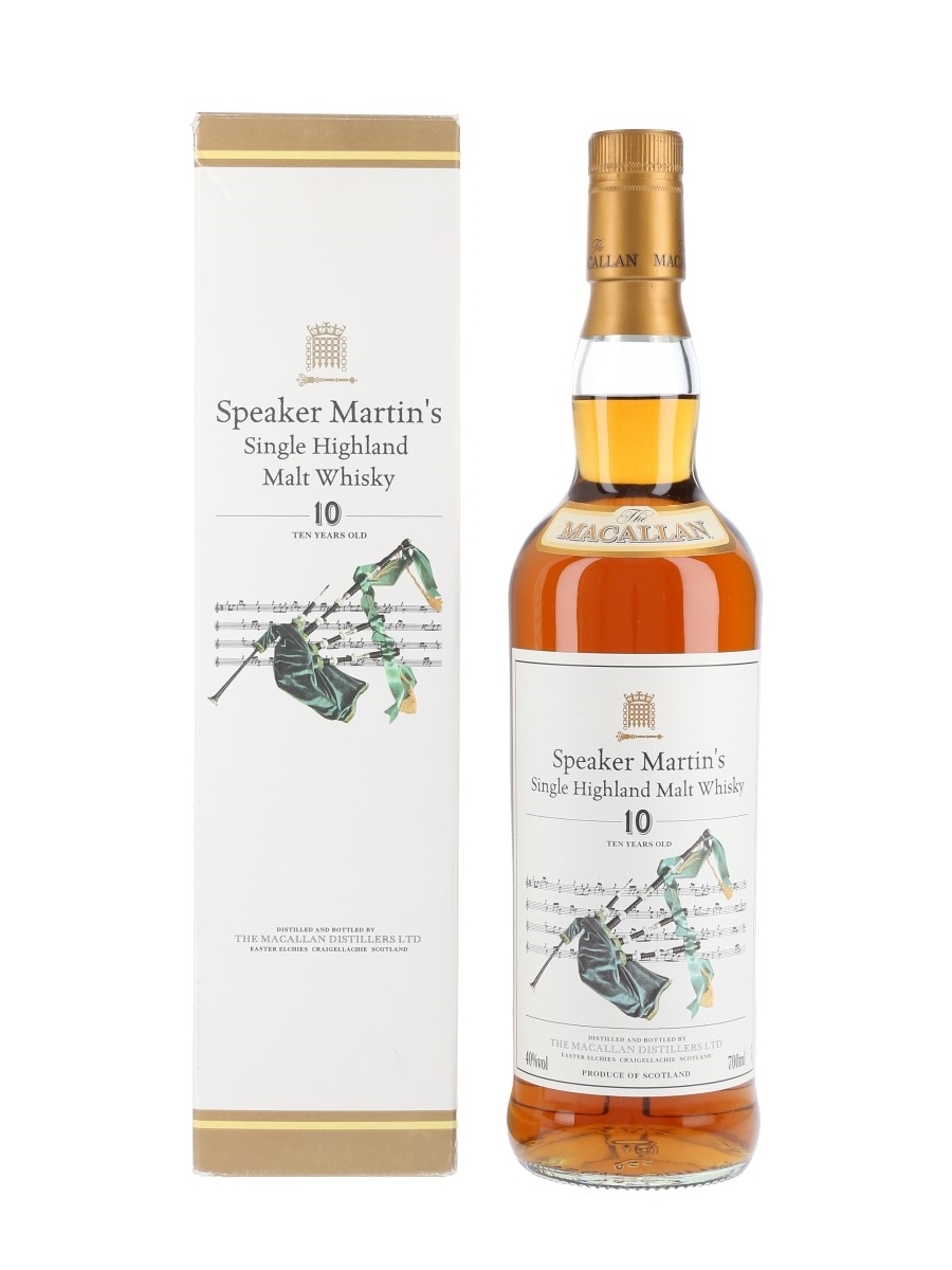 Macallan 10 Year Old Speaker Martin's 70cl / 40%