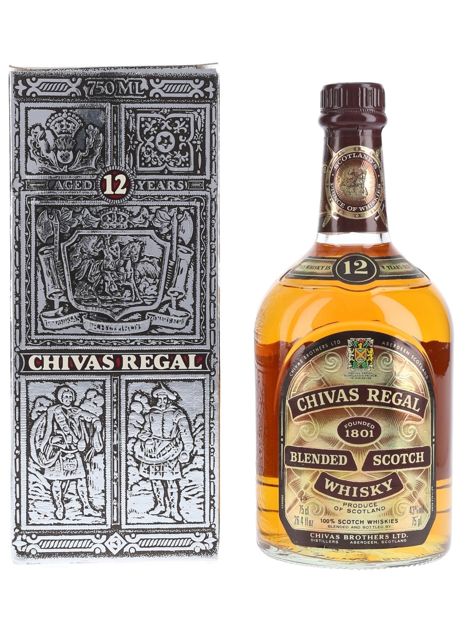 Chivas Regal 12 Year Old Bottled 1970s-1980s 75cl / 43%