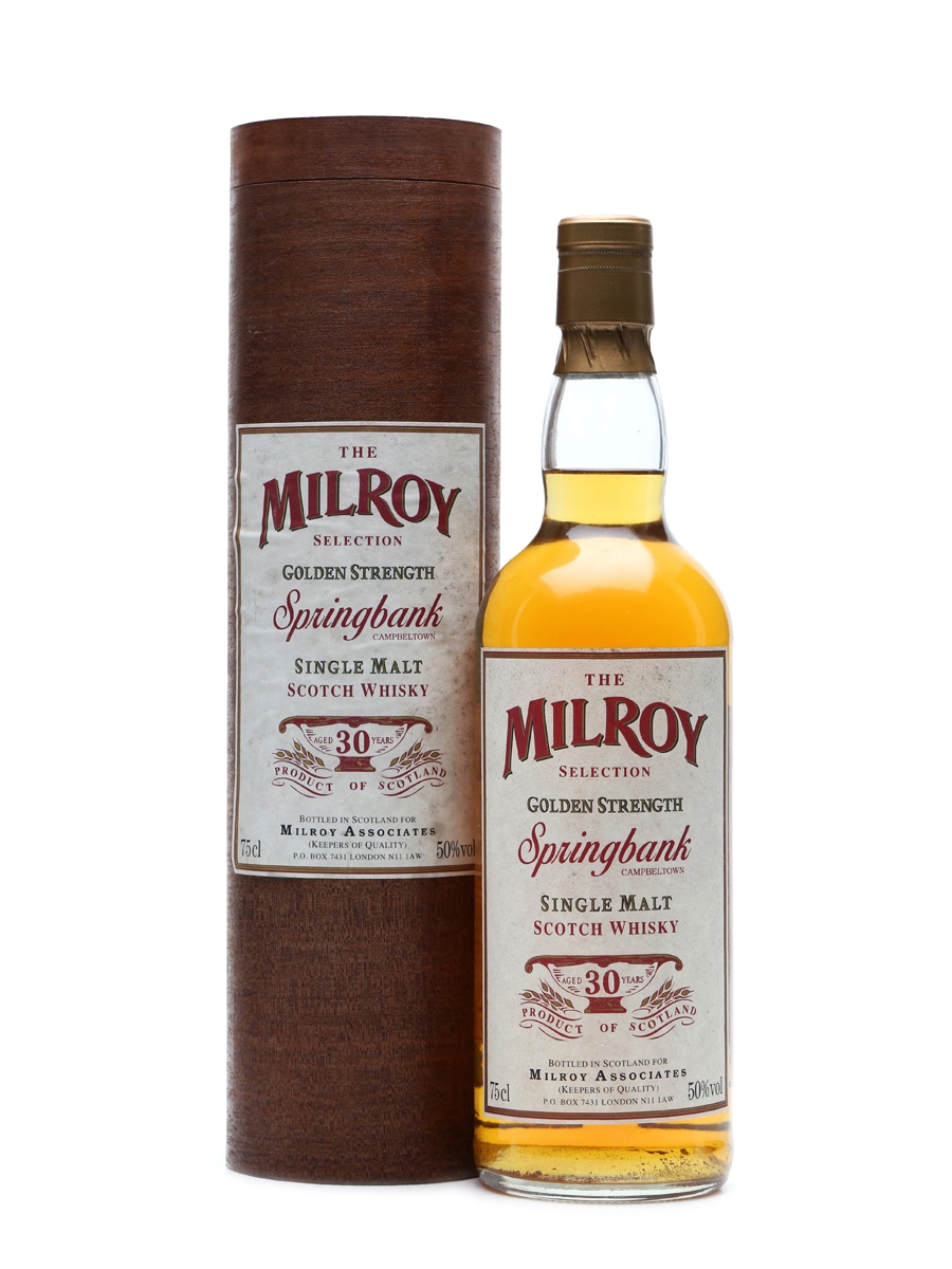 Springbank 30 Years Old Milroy's 75cl